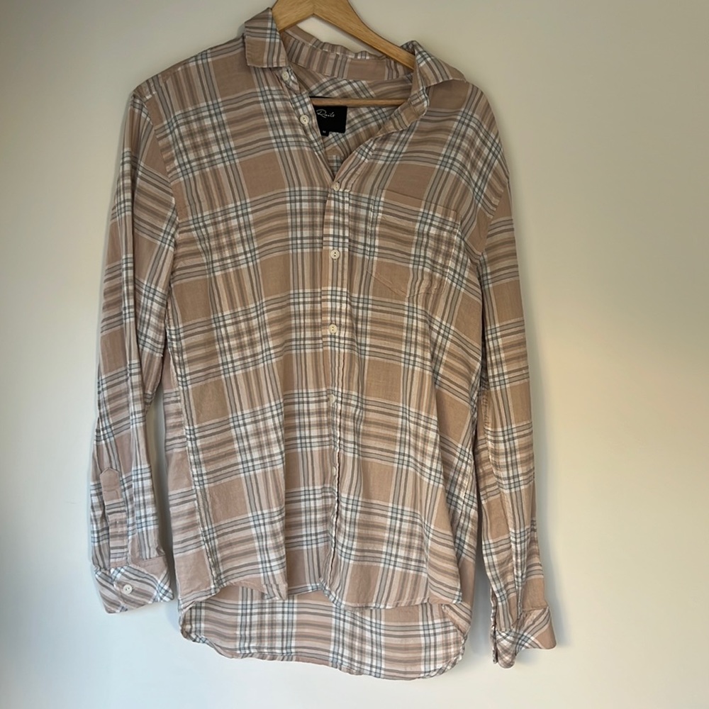 Rails plaid button up